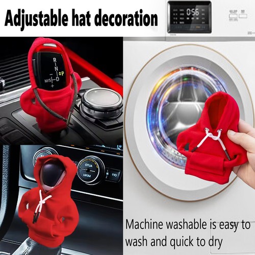 Cute Halloween Ghost Manual Gear Stick Shift Knob Mini Hoodie Shifter Knob Cover - Picture 7 of 32