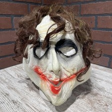 Rubies The Joker Rubber Mask Halloween Dark Knight Heath Ledger - Fast Ship 