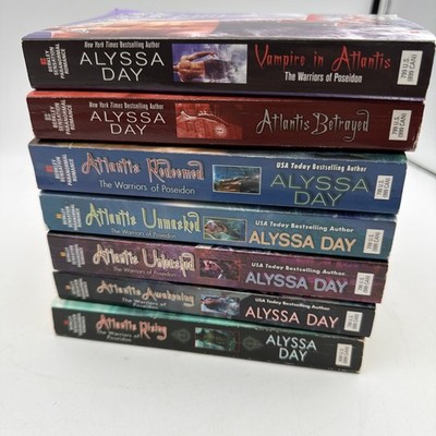 Warriors of Poseidon Alyssa Day Atlantis Vampire Paranormal Romance Lot of 7 