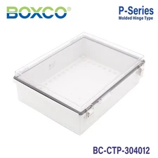 Boxco P-Series 11.81 x 15.75 x 4.72 inches(300 x 400 x 120mm) Plastic Enclosure,