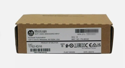 New Sealed Allen Bradley 1762-IQ16 / B MicroLogix 16 Point Digital Input Module - Picture 1 of 4