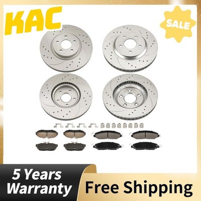 Brake Rotors + Pads Kit Front and Rear For Ford Mustang V8 4.6L 2005-2008 54130