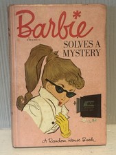 Vtg Barbie Solves A Mystery 1963 Hardcover Book Lawrence Random House 1H10