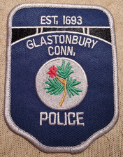 CT Glastonbury Connecticut Police Shoulder Patch