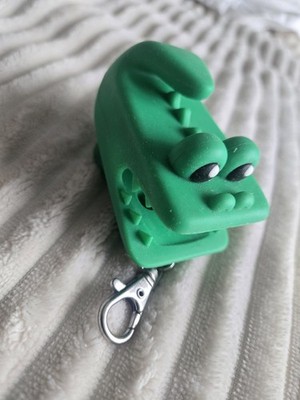 Bath And Body Works Alligator Antibacterial Holder Keychain Green Sanitizer 