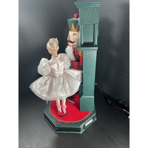 *RARE* 1998 Holiday Creations Animated NUTCRACKER & BALLERINA MUSICAL-CLOCK 22"H - Picture 11 of 21