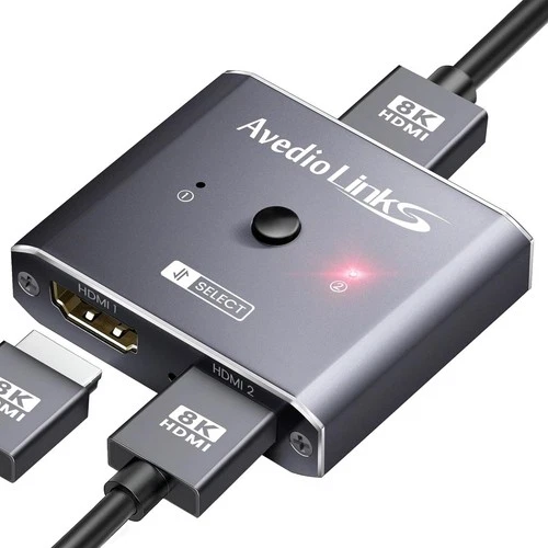 HDMI 2.1 Bi-Directional Splitter - 8K@60Hz - 4K@144Hz - 48Gbps Transfer Speed