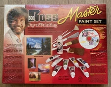 Bob Ross Master Paint Set Joy of Painting w/ DVD 2005 USA Made R6510 Sealed New