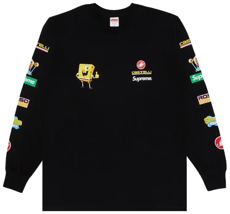 Supreme x SpongeBob Castelli L/S Tee 白XL 1613057_00.png.png