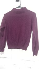 Greyland purple 100% Cashmere sweater Size M #luxury #knitwear