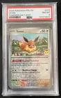 Pokémon Eevee Pokémon Day 2025 Promo Card Prismatic 074/131 Reverse Holo PSA 8