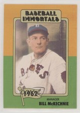 1980-84 SSPC Baseball Immortals 1st Printing Bill McKechnie #88 HOF te2