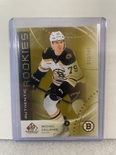 2025-26 UD SP Game Used Authentic Rookies Michael Callahan AR-MC Gold /149