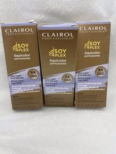 Clairol SOY4PLEX Liquicolor Perm 9A/26D Very Light Cool Blonde 2oz Lot Of 3 New