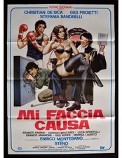 Poster MI FACCIA CAUSA Proietti De Sica Montesano Sandrelli A338