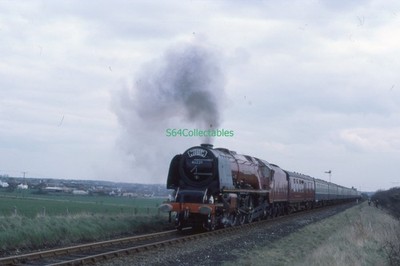 S83 35mm Dia LMS Nr. 46229 ''Herzogin von Hamilton'' 4-6-2 um 1985
