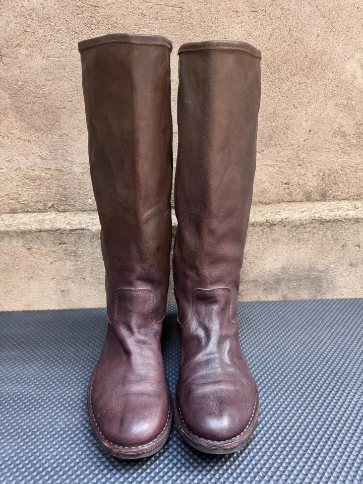 Bota alta Fiorentini+Baker Eternity de cuero marrón para mujer EU 40 | US 10 Foto 4 de 4
