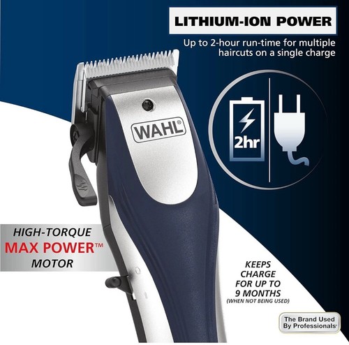 Wahl Lithium Ion Pro Rechargeable Cordless Hair Clippers for Men, Woman, & Child - 第 4/5 張圖片