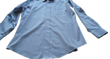 Brooks Brothers Dress Shirt 346 Mens Sz 16.5 4/5 Pale Grey button cuff Dad Gift