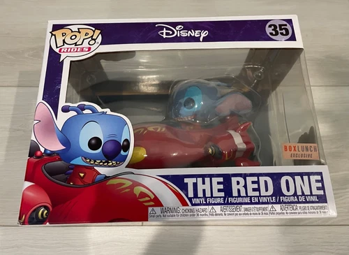 Funko Pop Disney Rides Lilo & Stitch The Red One #35 Box Lunch Exclusive