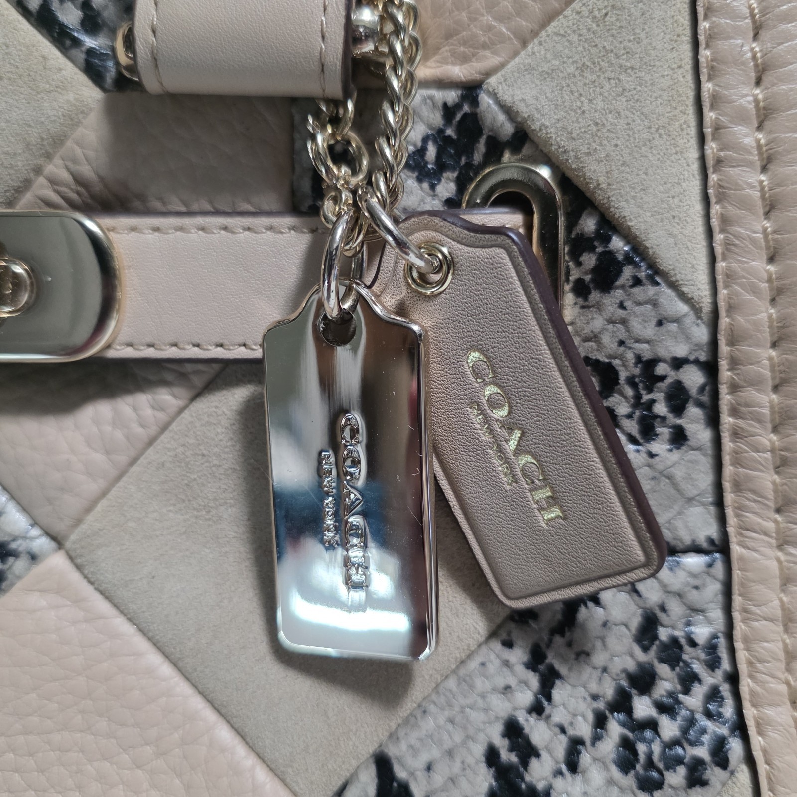 Coach Swagger 27 In Patchwork Exotic Embossed pat… - image 12