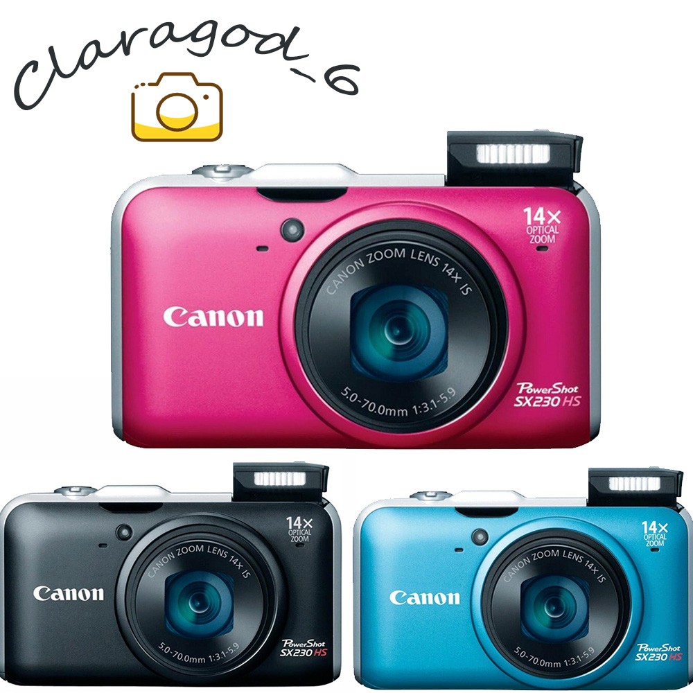 Canon PowerShot SX230 HS Digital Camera 12.1 MP 14x Zoom Image Stabilized