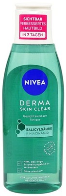NIVEA Derma Skin Clear Gesichtswasser Toner Salicylsäure & Niacinamid 200ml