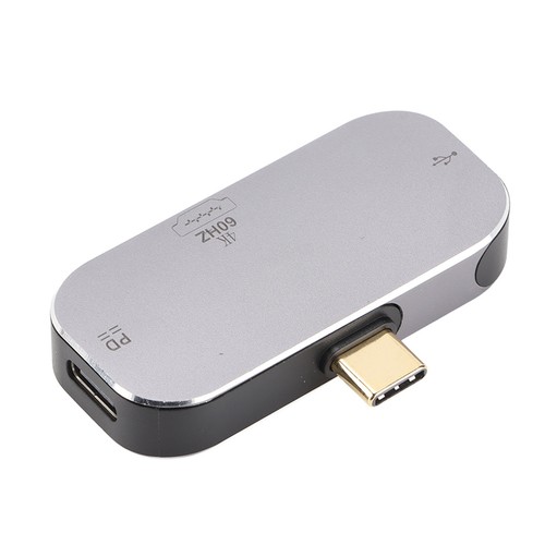 USB C Hub 3 In 1 Type C Male To HD Multimedia Interface 2 Type C Female Docki CB - Afbeelding 7 van 22
