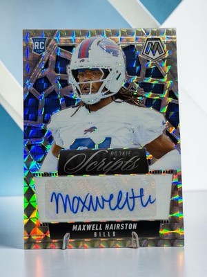 2025 Panini Mosaic - Rookie Scripts Maxwell Hairston #RS-MHN (AU, RC)