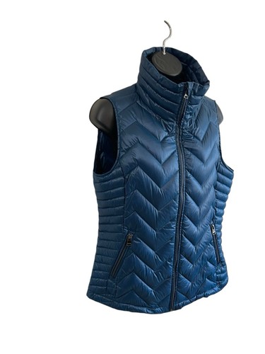 Calvin Klein Womens Down Vest Blue Size M - Picture 5 of 9