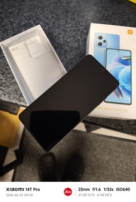 Xiaomi Redmi Note 12 Pro - 128 GB - Schwarz  (Ohne Simlock) (Dual-SIM)
