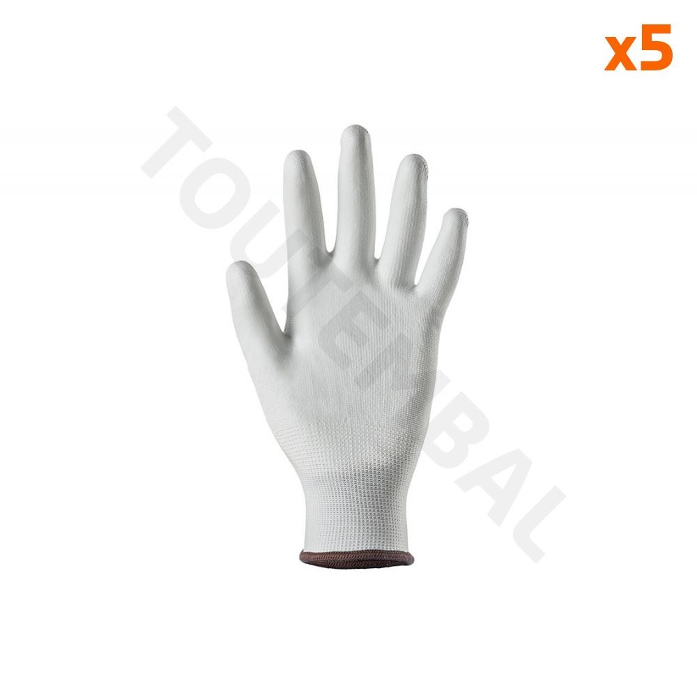 Gants de dextérité manipulation fine protection mécanique tactile électricien taille 8