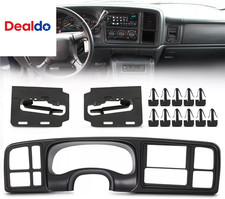 Double Din Dash Bezel Cover Kit Compatible with 1999-2002 GMC Sierra Full-Size T