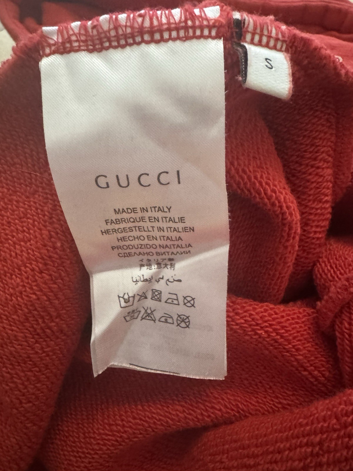Gucci Interlocking G Logo Crystal Embellished Hoo… - image 9