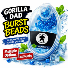 GDB Pick Your Flavor Menthol Crush Beads - DIY Cigarette Filter Flavor Capsules