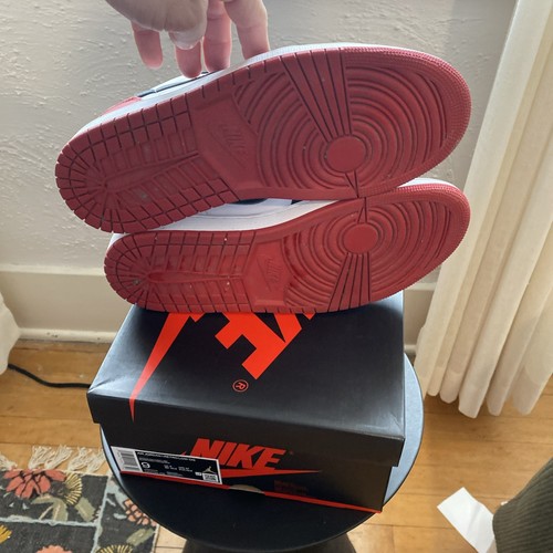 Jordan 1 Low Black Toe Size 9 - Picture 7 of 12