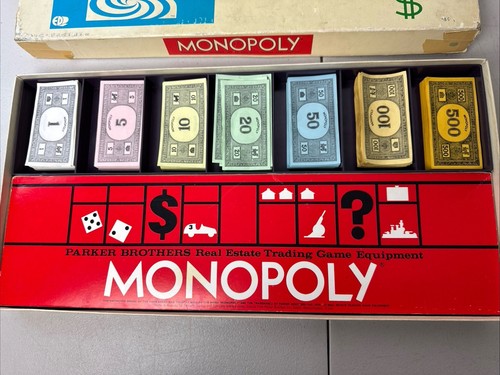 Rare 1960's Monopoly Toltoys Complete Board Game 60s Vintage - Picture 5 of 8