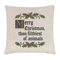 Gift Base Kissenbezug 40 X 40 Cm Natural ReißVerschluss Polyester-Leinenoptik