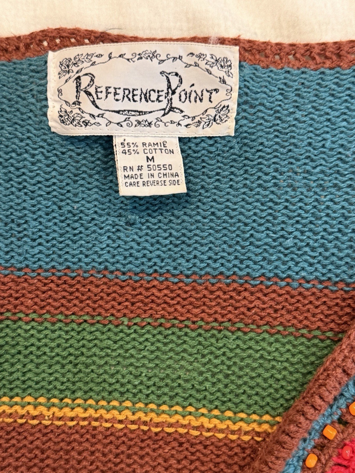 Reference Point Crochet Granny Square Women’s M  … - image 8