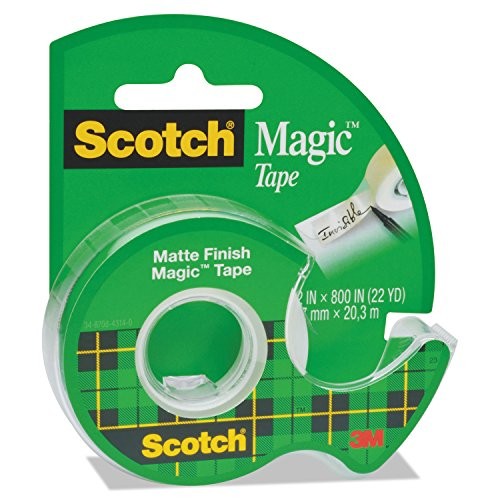 Scotch 119 Magic Tape in Handspender, 1/2 Zoll x 800 Zoll, 1 Zoll Kern, - Bild 7 von 7