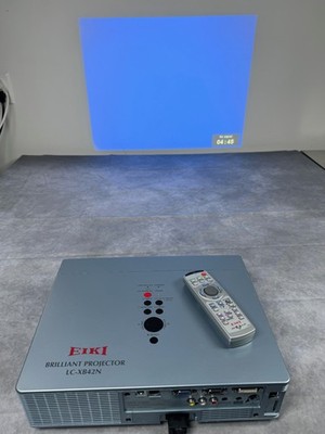 EIKI LC-XB42N LCD Projector 964 Lamp Hours Remote Tested Working DVI VGA
