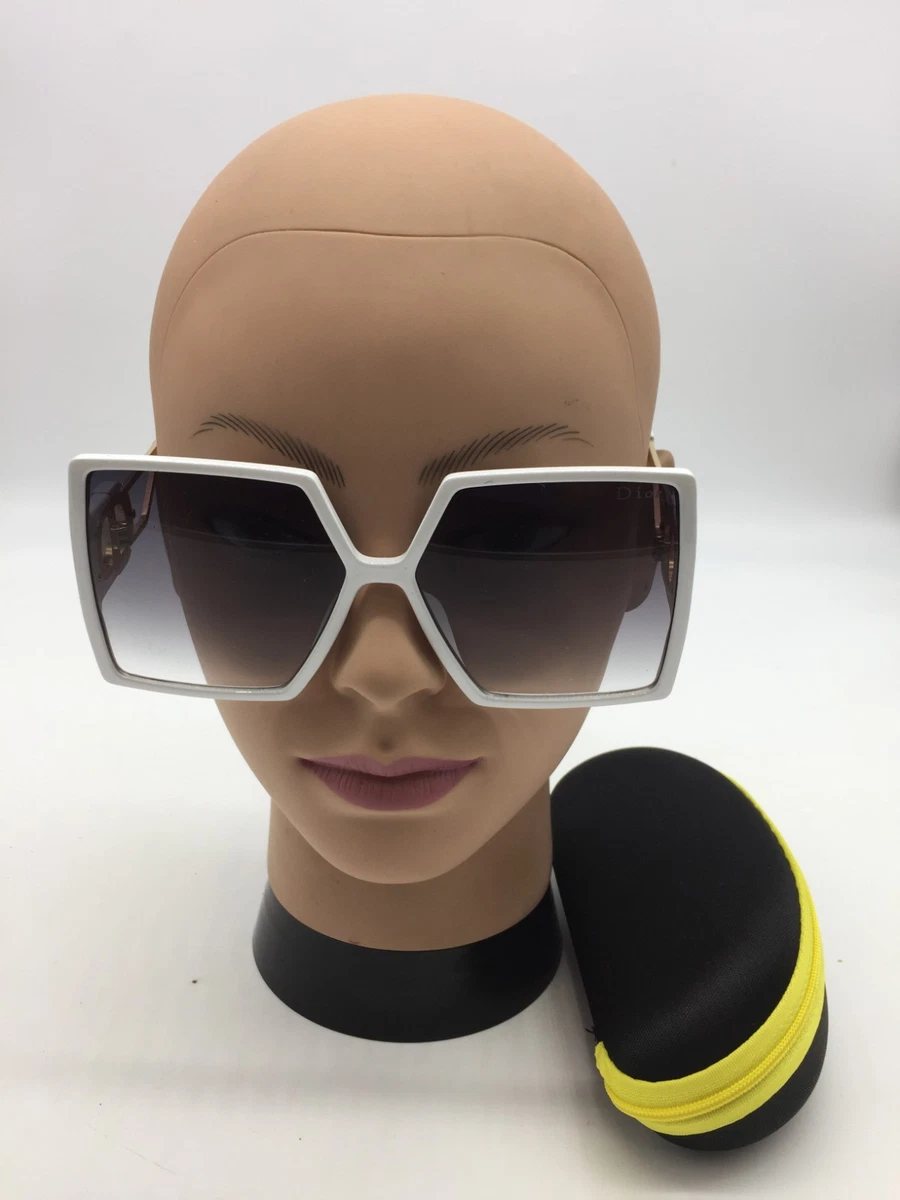 Dior Oversized Square Shield Sunglasses in Black with Gray Gradient Lenses Dior Oversized Shield Sunglasses Black Gradient Gray Lens  main image 4