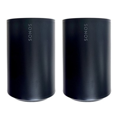 SONOS Stereo Lautsprecher Set: 2x ERA 100 Bluetooth WLAN AirPlay schwarz B-WARE