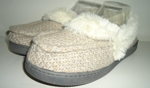 Muk Luks Damen kuschelige Hausschuhe Kunstfell Größe - L / 9-10 - Bild 6 von 12