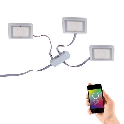 Paul Neuhaus Einbauleuchten-Set CCT RGB Fernbedienung Zigbee