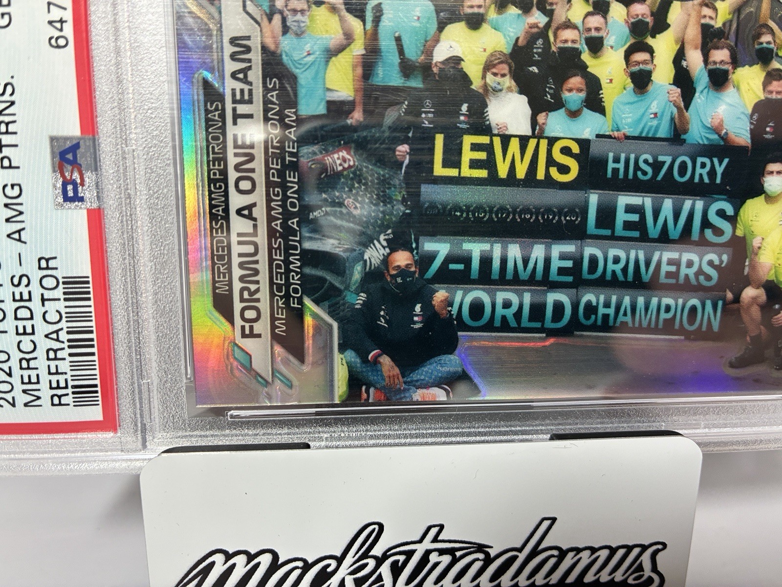 Lewis Hamilton 2020 Topps Chrome Formula 1 #1 Refractor – BGS 9.5 Gem Mint True Gem+ – Bild 7