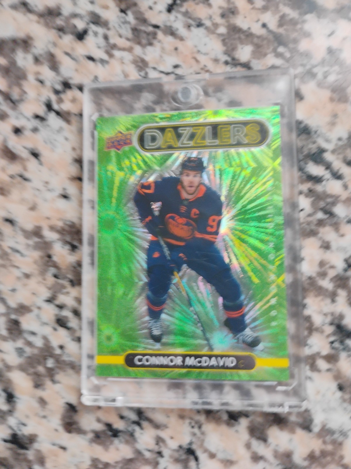 2021-22 Upper Deck Series 1 - Dazzlers Connor McDavid #DZ-19 Green