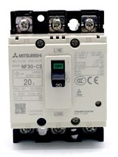 Mitsubishi NF30-FA CS No Fuse Circuit Breaker 3 Pole 20 Amp 250VAC 50Hz