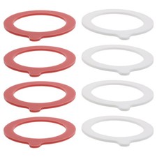  8 Pcs Food Grade Sealing Gasket Silicone Rings for Canning Jar Lid Gaskets