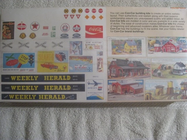 VTG 9002 Con-Cor REVELL HO SCALE BUILDINGS 4 TRACKSIDE BUILDINGS SEALED - Image 4 of 4